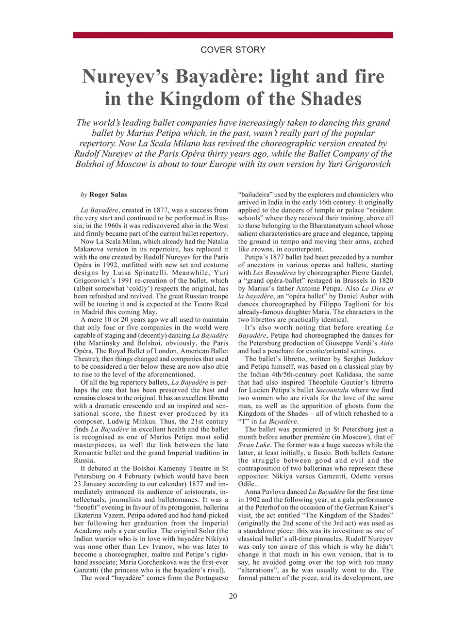 BALLET2000 English Edition Preview Pages