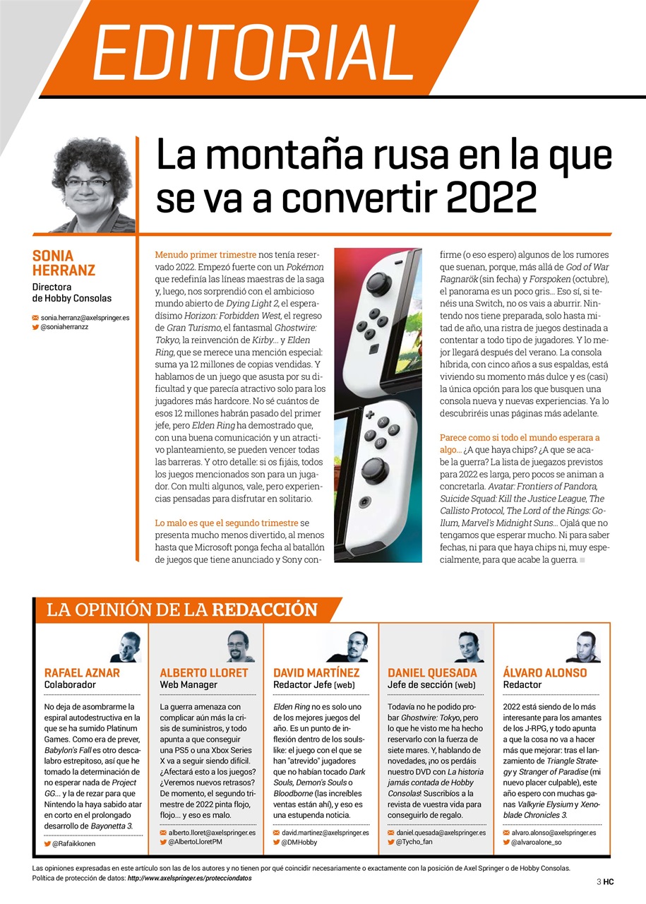 Hobby Consolas Preview Pages