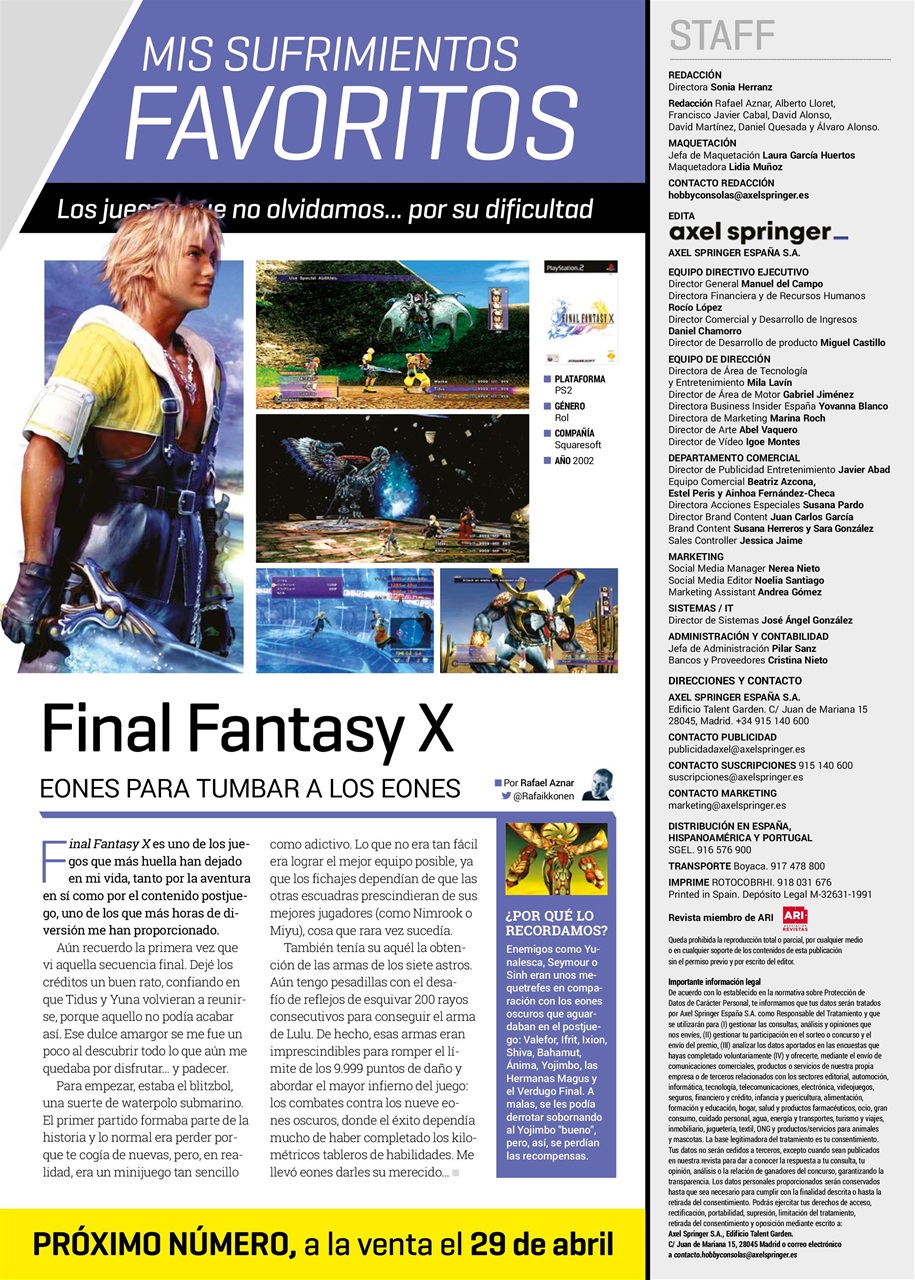 Hobby Consolas Preview Pages