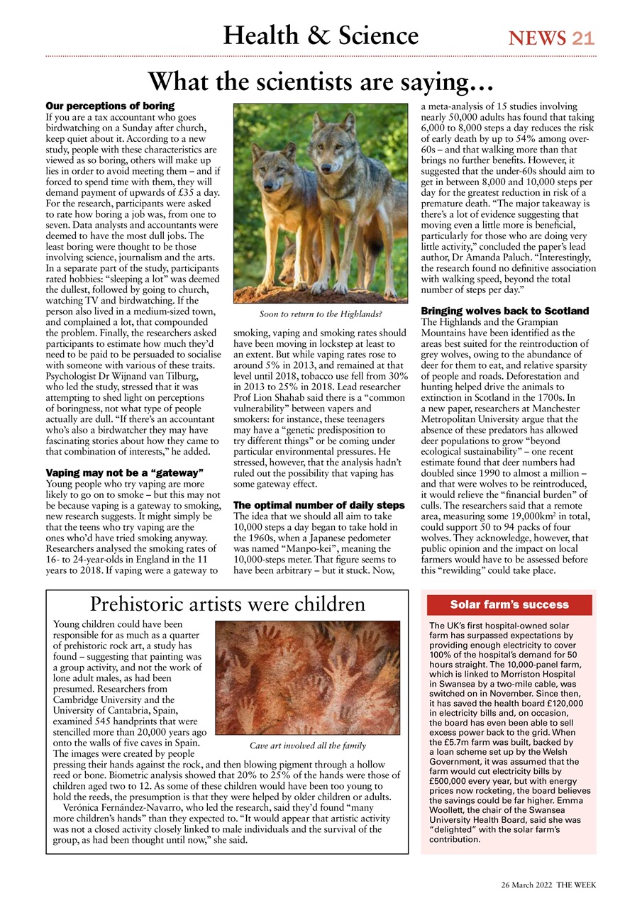 The Week Preview Pages