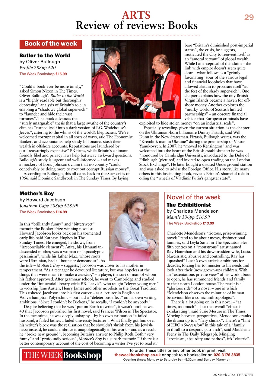The Week Preview Pages