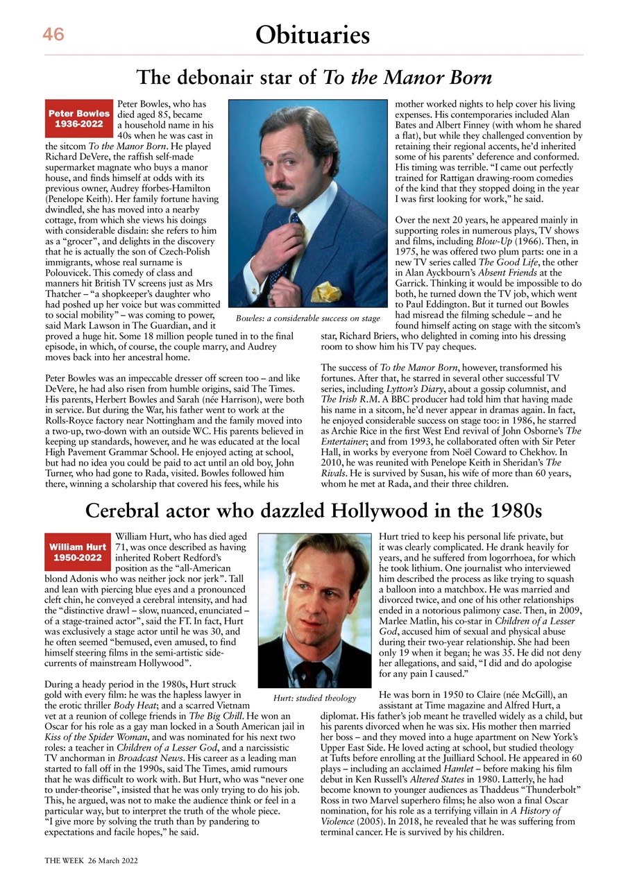The Week Preview Pages