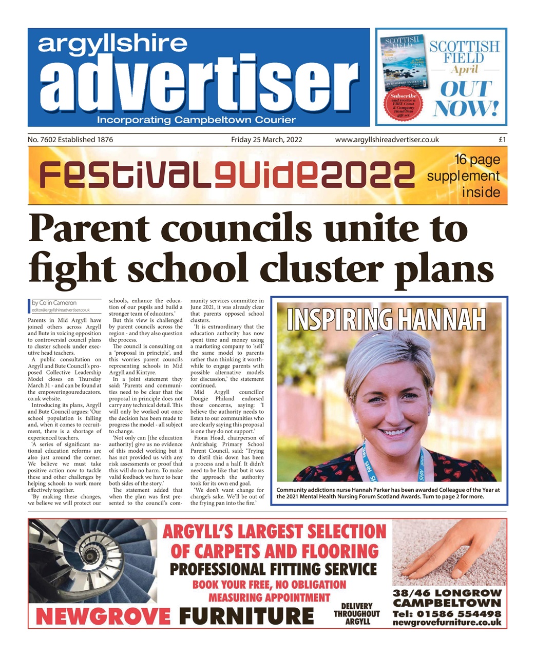 Argyllshire Advertiser Preview Pages