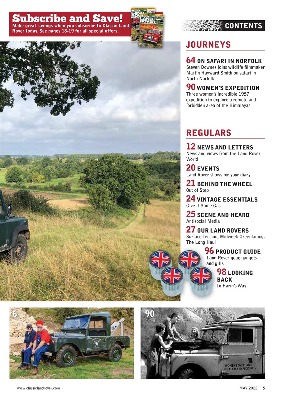 Classic Land Rover Magazine Preview Pages