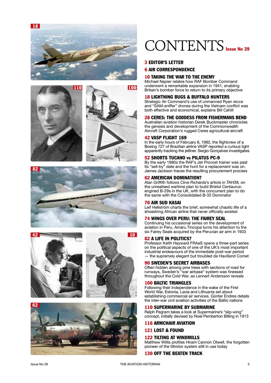 The Aviation Historian Magazine Preview Pages