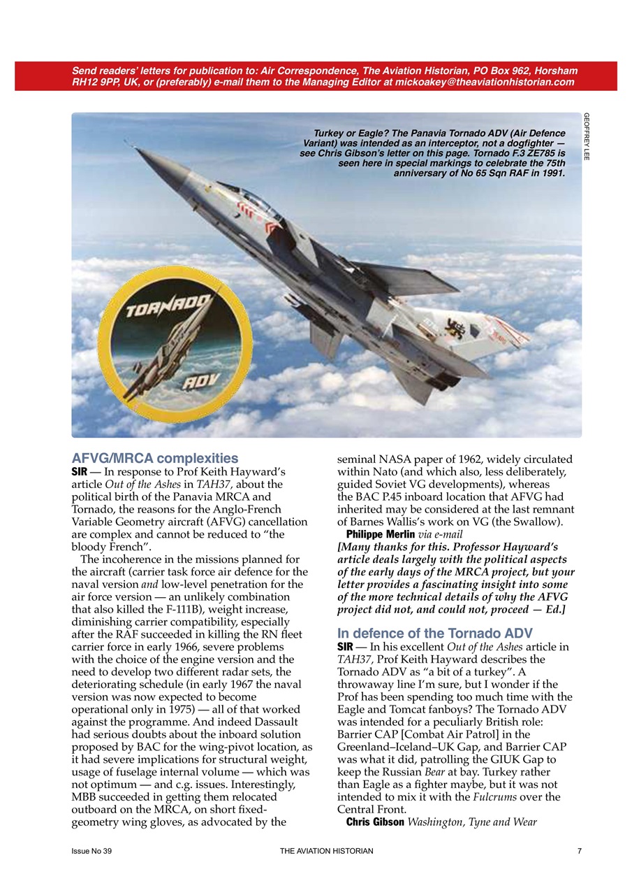 The Aviation Historian Magazine Preview Pages