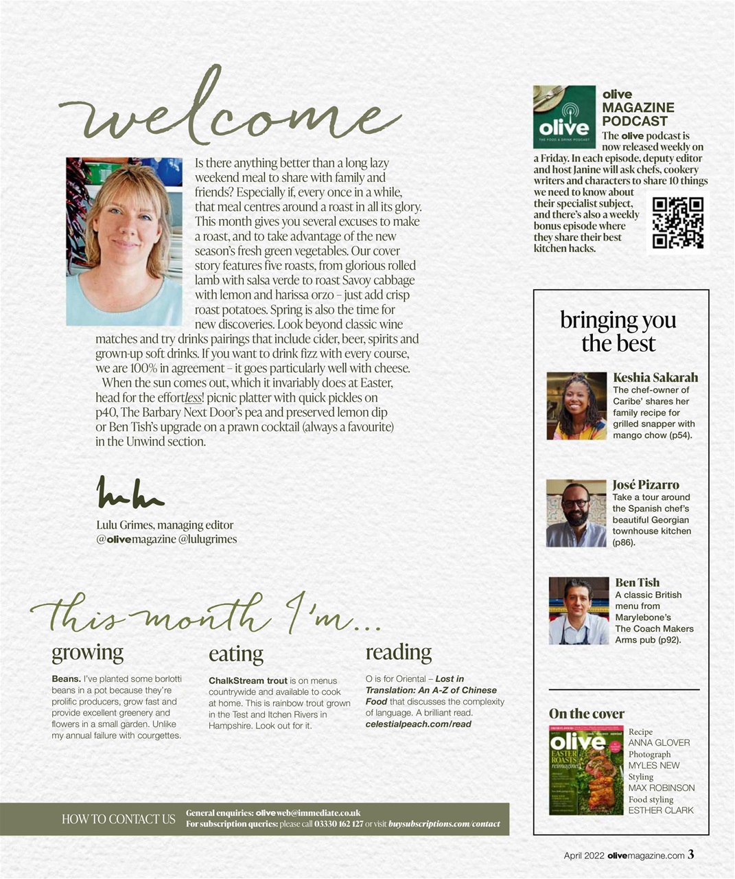 Olive Magazine Preview Pages