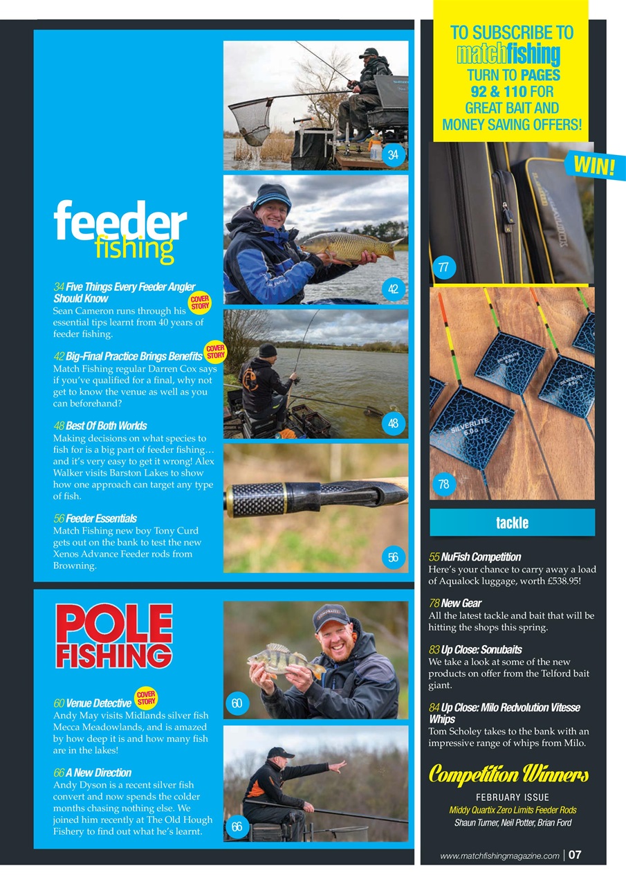 Match Fishing Preview Pages