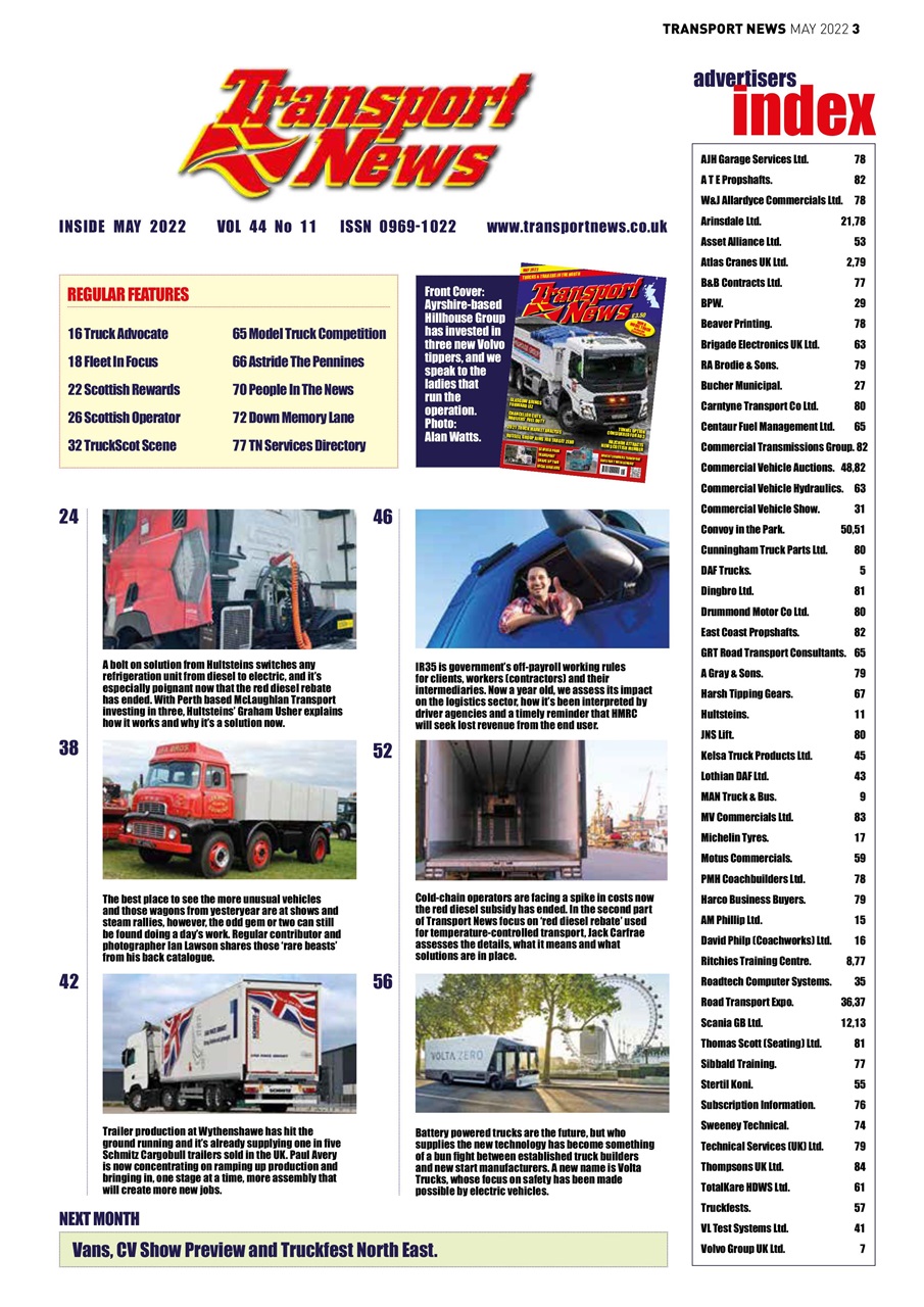 Transport News Preview Pages