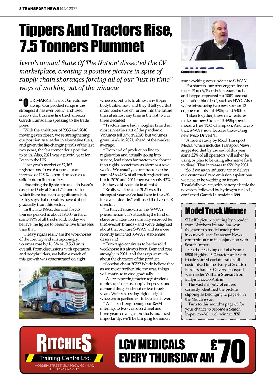 Transport News Preview Pages