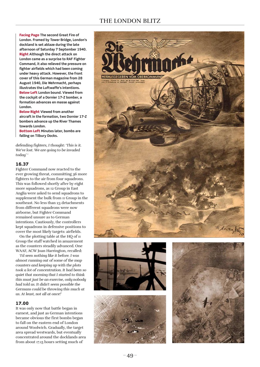 The Blitz in Colour Preview Pages