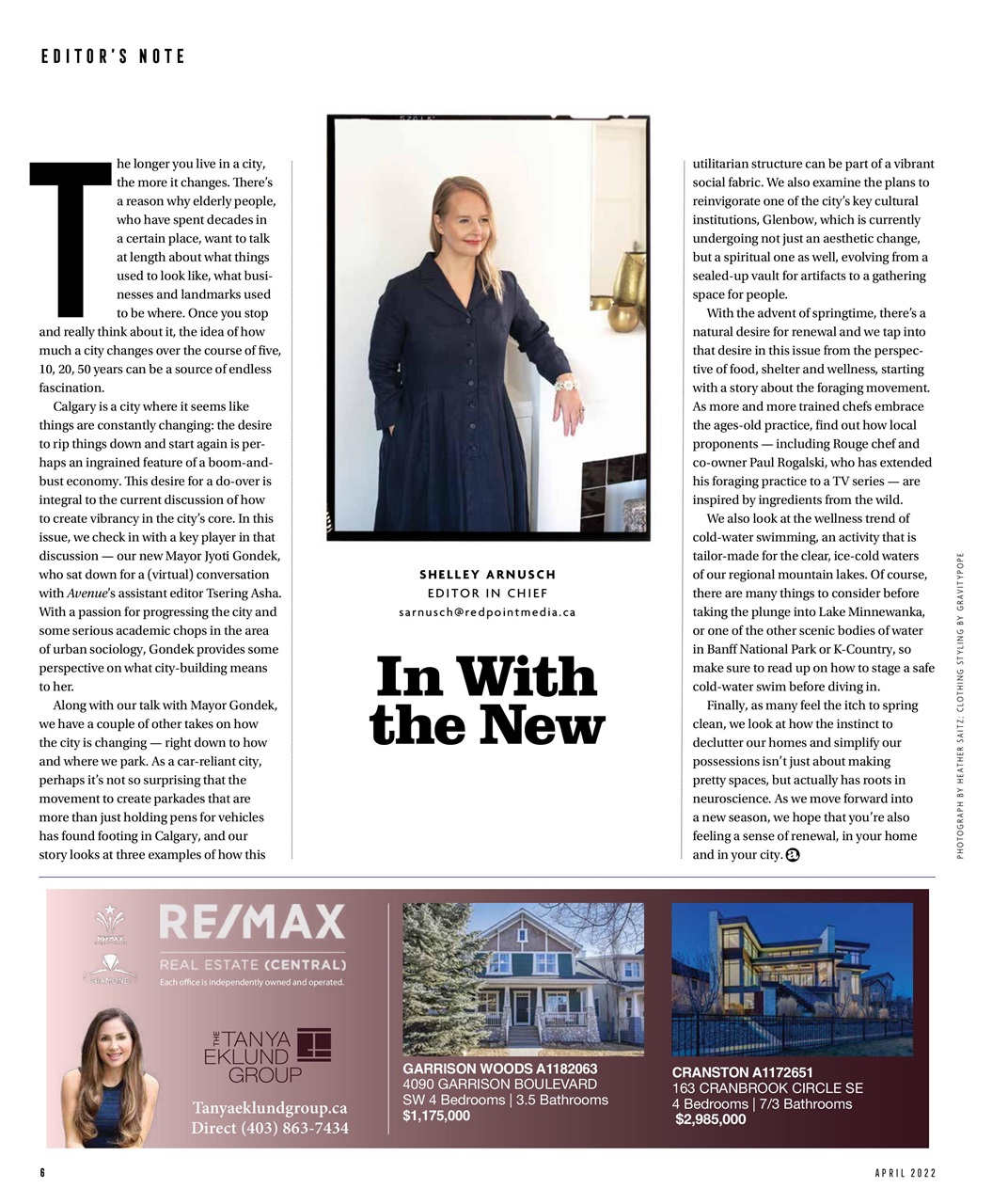 Avenue Calgary Preview Pages