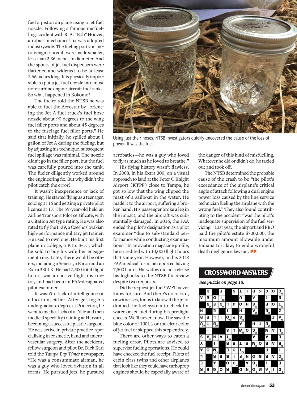 Plane & Pilot Preview Pages