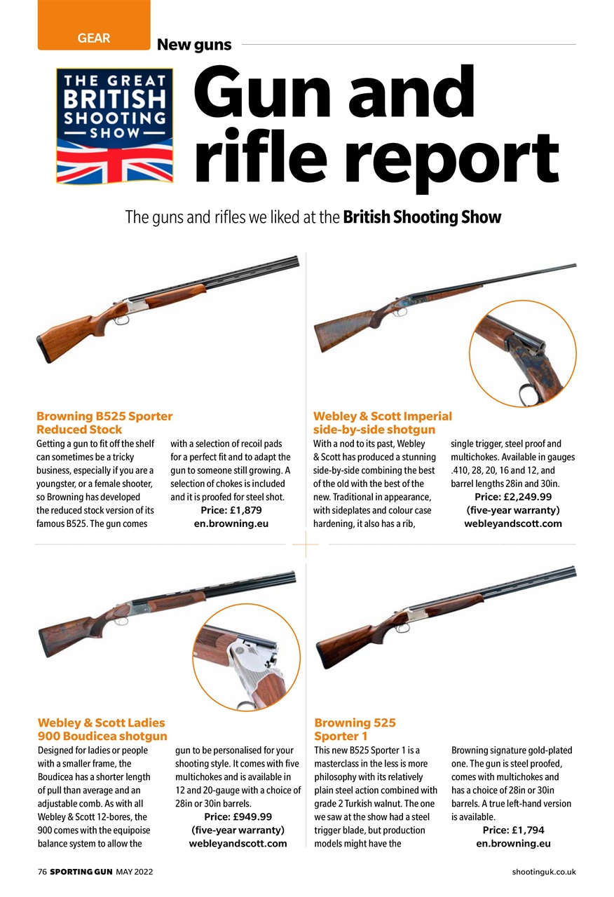 Sporting Gun Preview Pages