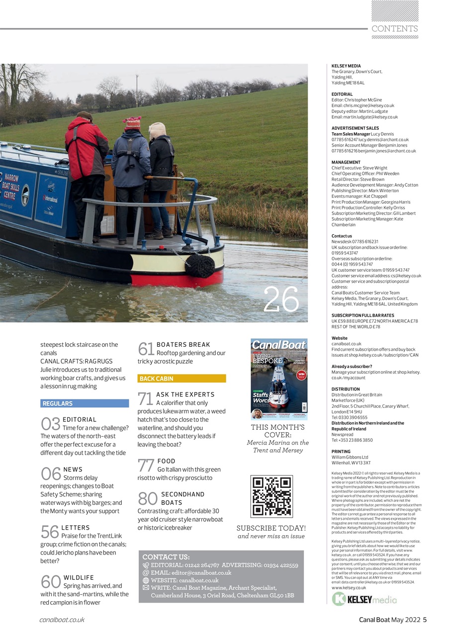 Canal Boat Preview Pages