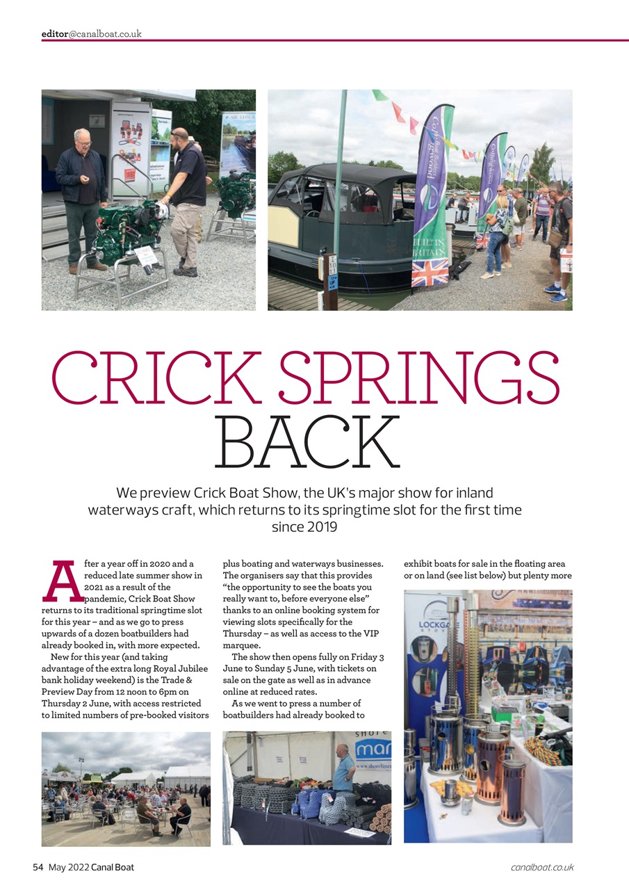 Canal Boat Preview Pages