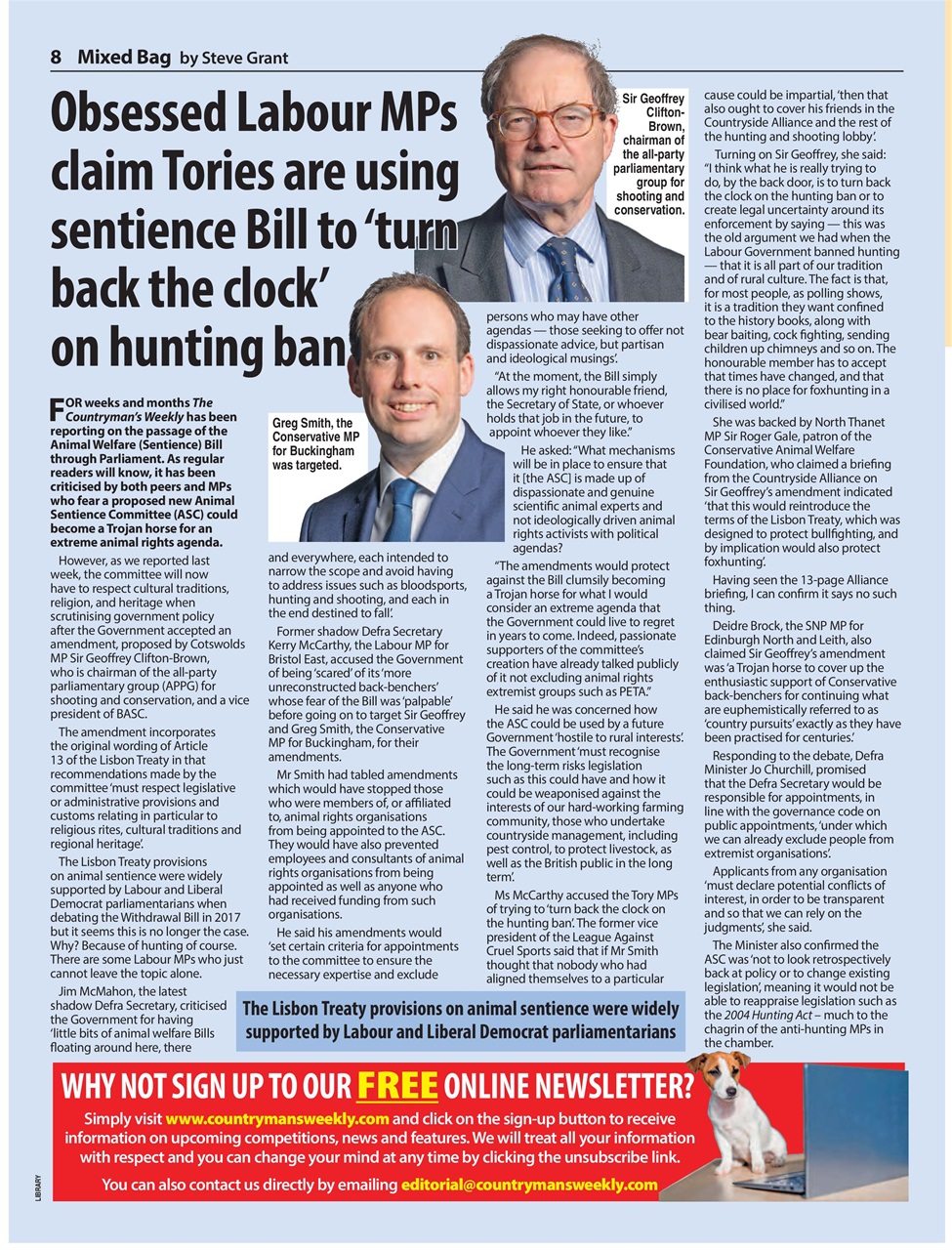 Countryman's Weekly Preview Pages