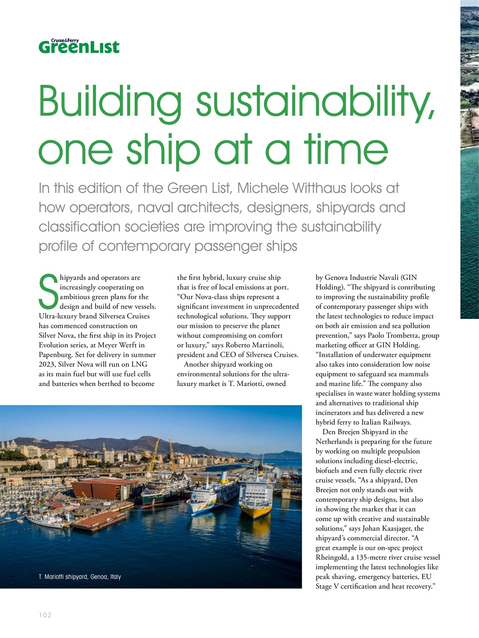 Cruise & Ferry Preview Pages