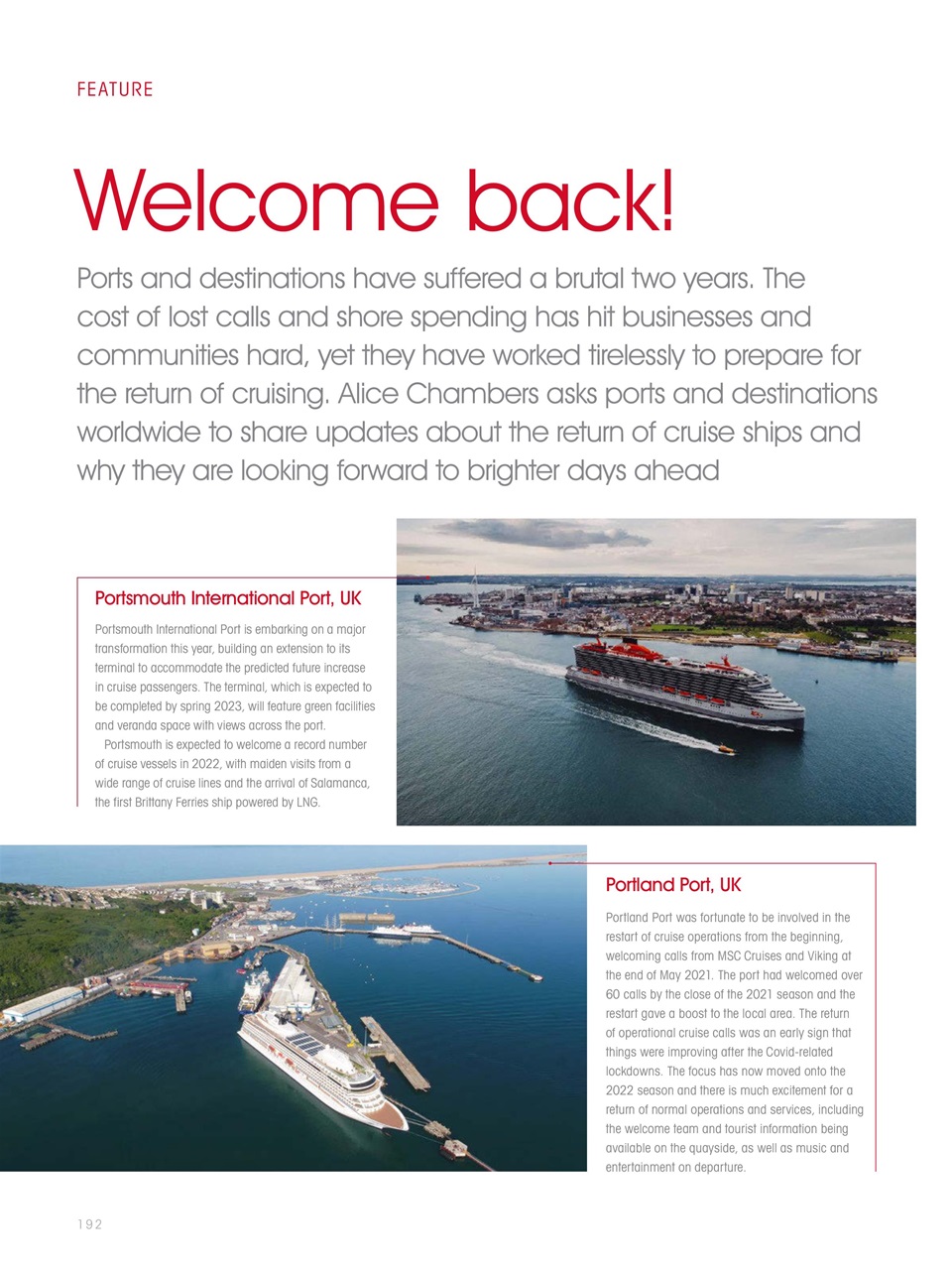 Cruise & Ferry Preview Pages