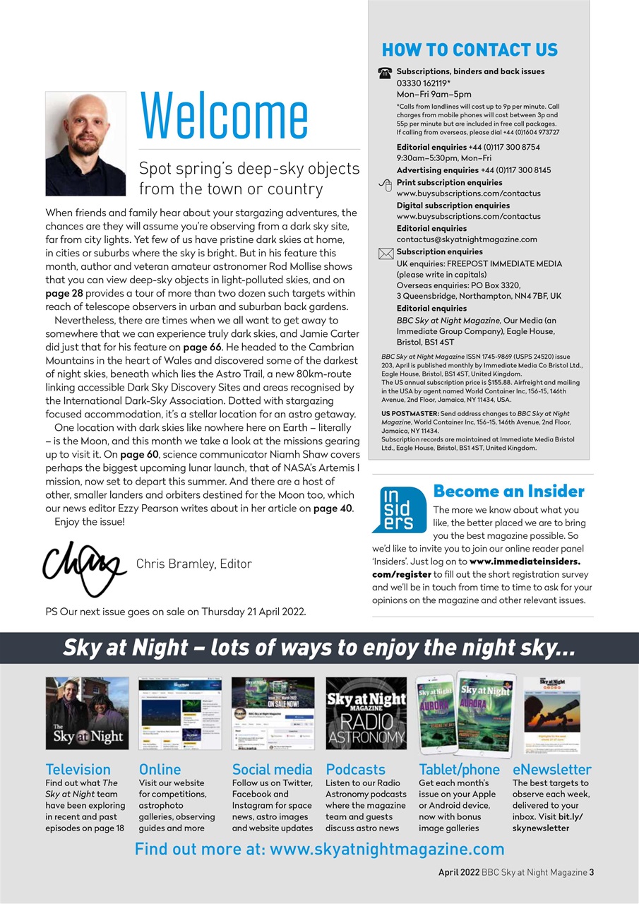 BBC Sky at Night Magazine Preview Pages