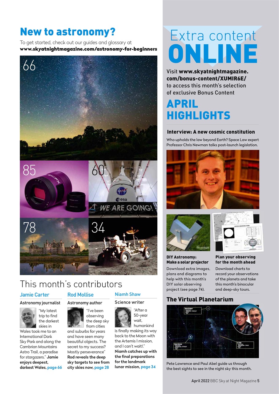 BBC Sky at Night Magazine Preview Pages
