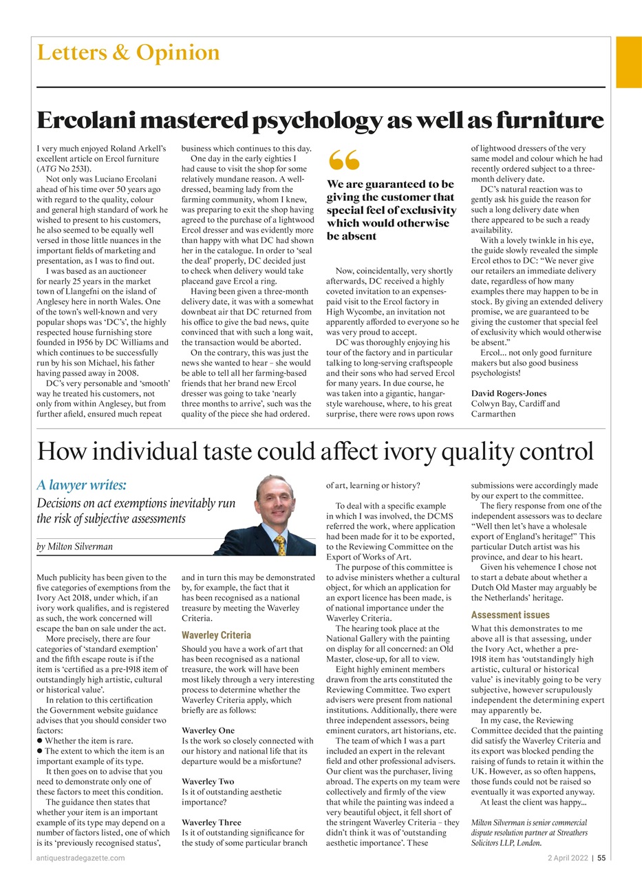 Antiques Trade Gazette Preview Pages