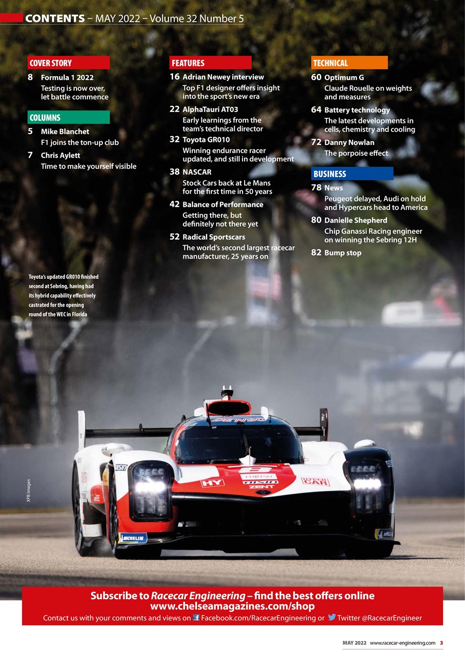 Racecar Engineering Preview Pages