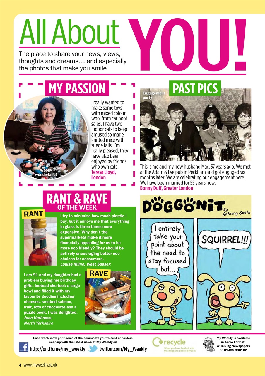 My Weekly Preview Pages