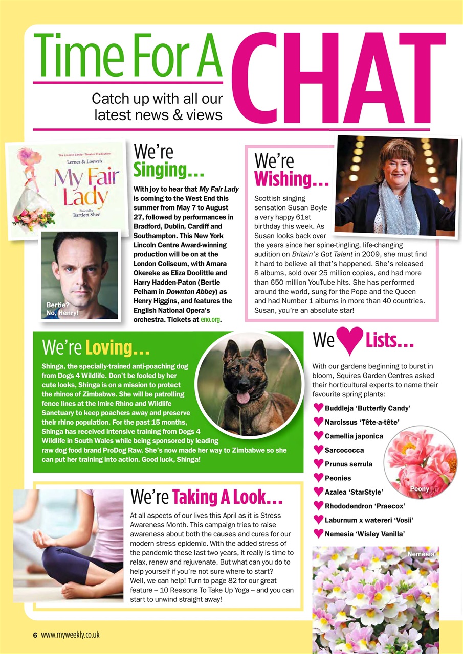 My Weekly Preview Pages