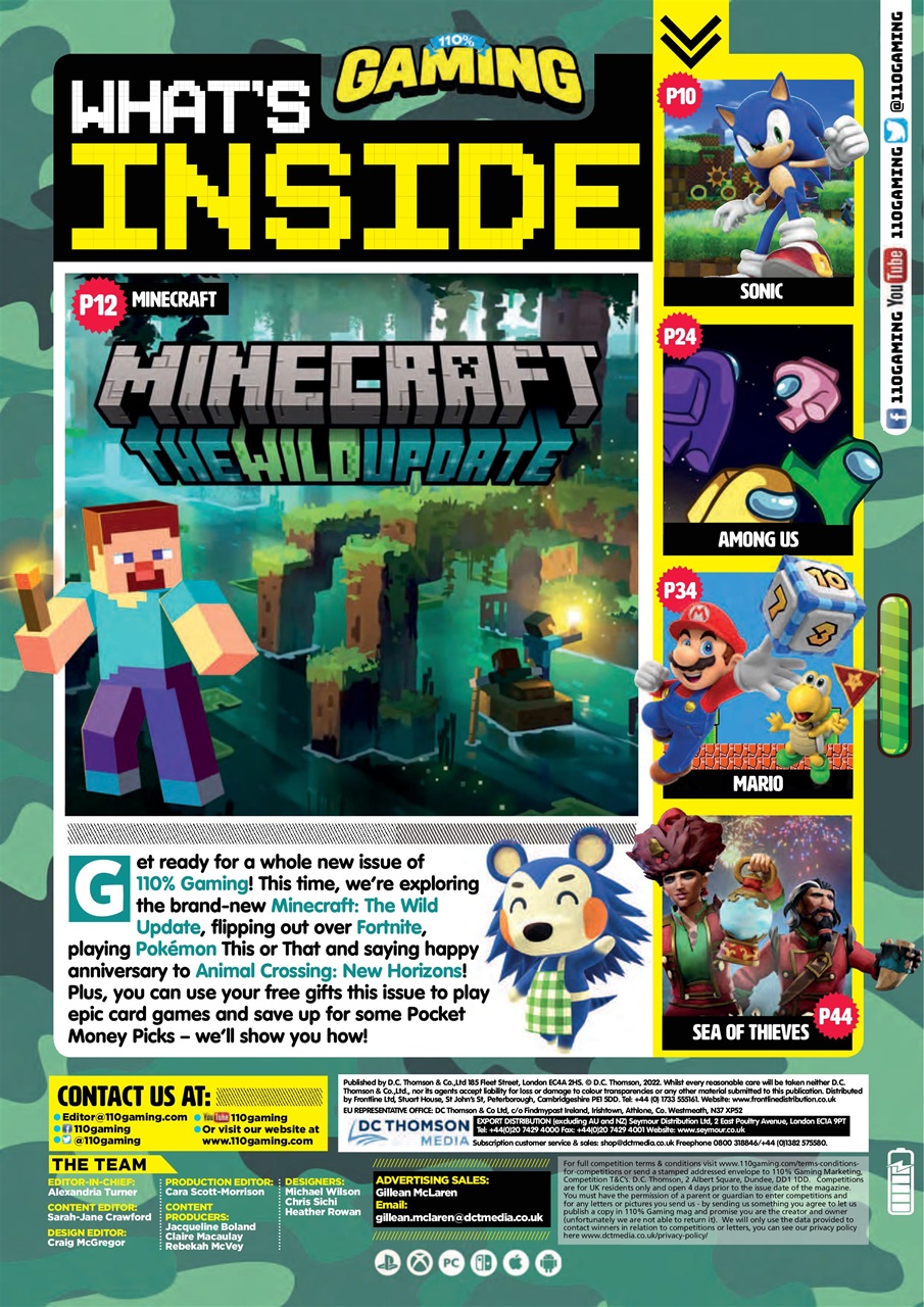 110% Gaming Preview Pages