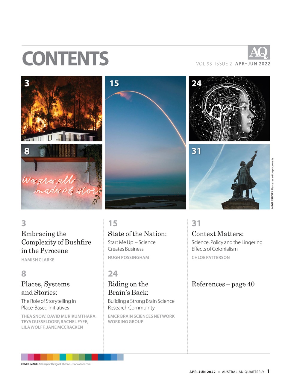 AQ: Australian Quarterly Preview Pages