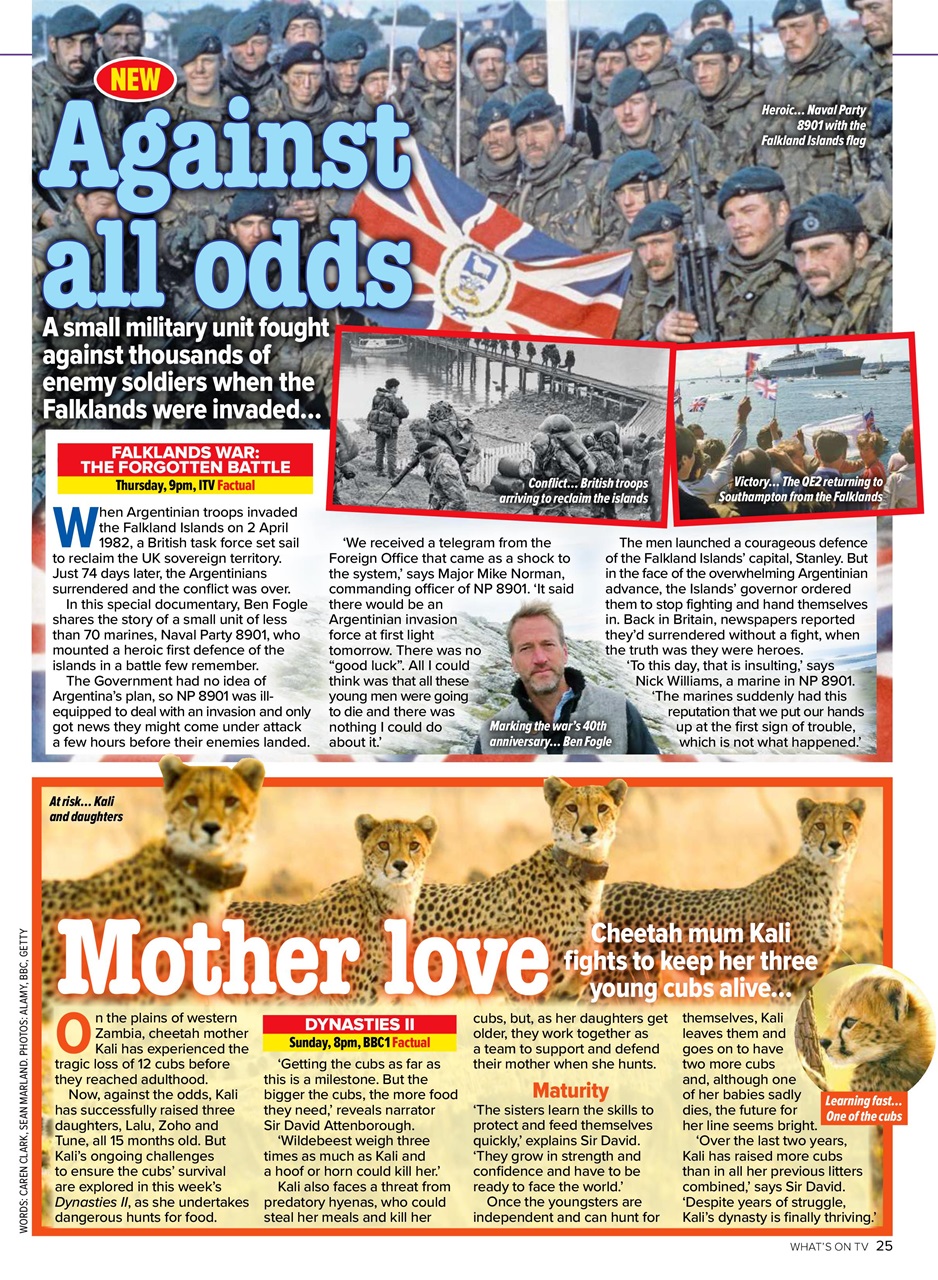 What's on TV Preview Pages