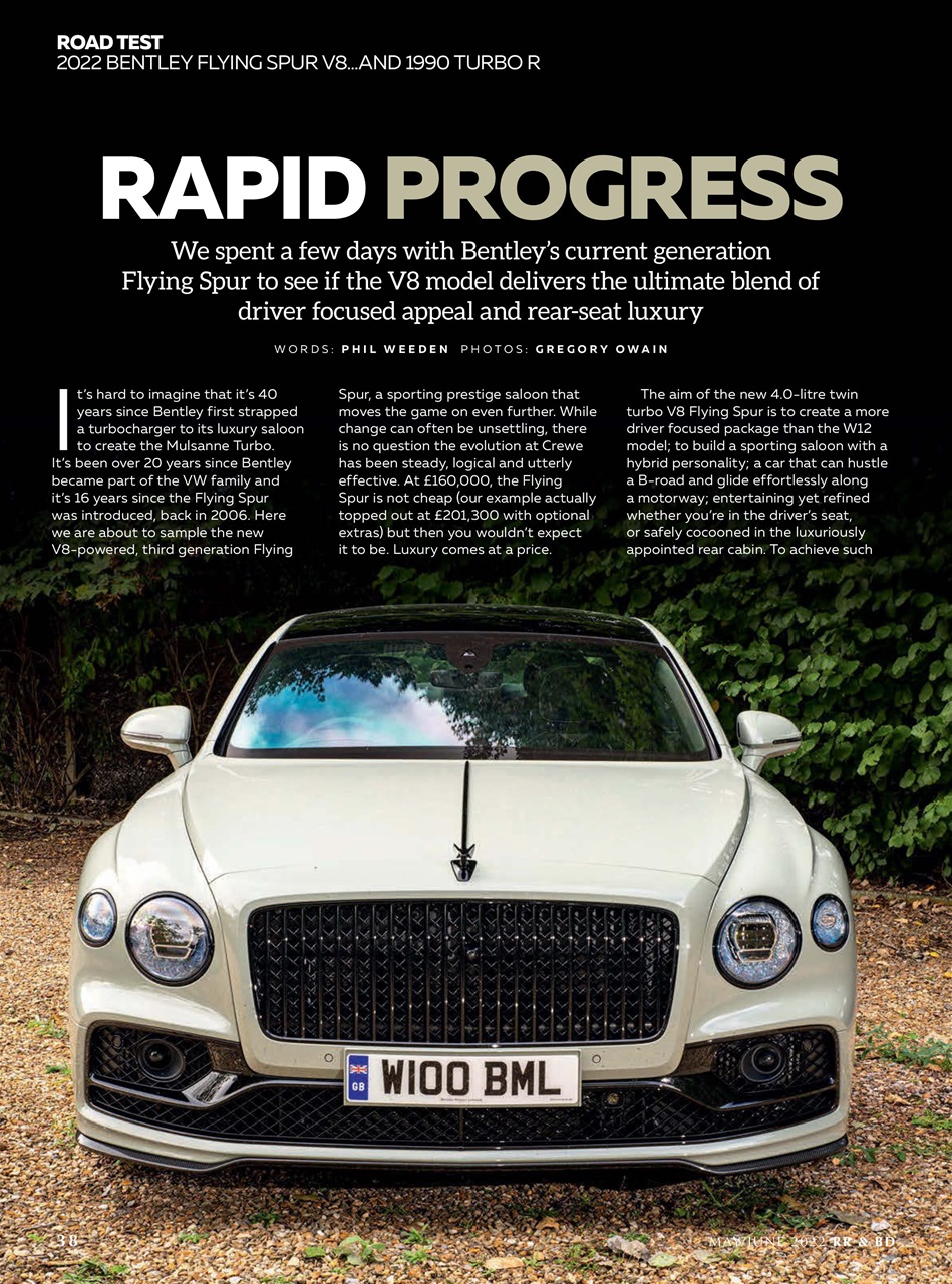 Rolls-Royce & Bentley Driver Preview Pages