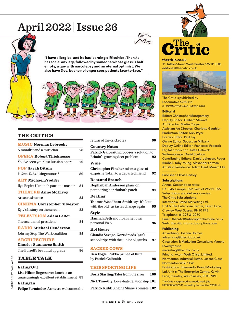The Critic Preview Pages