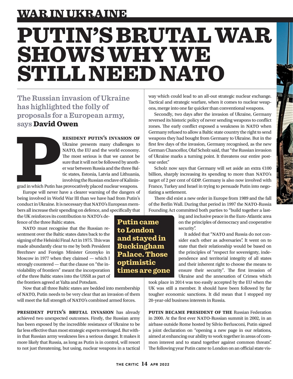 The Critic Preview Pages