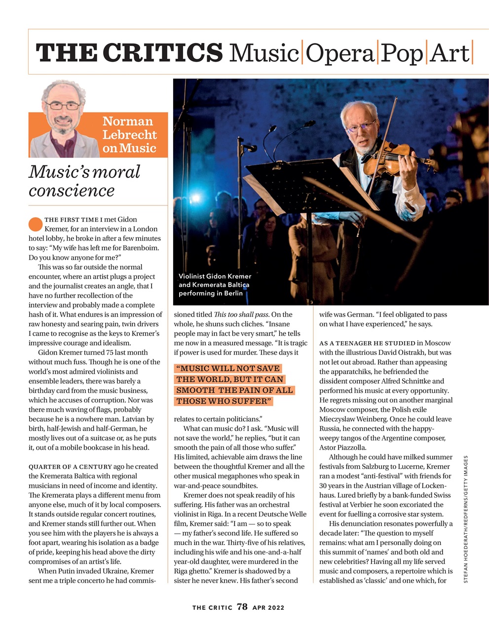 The Critic Preview Pages