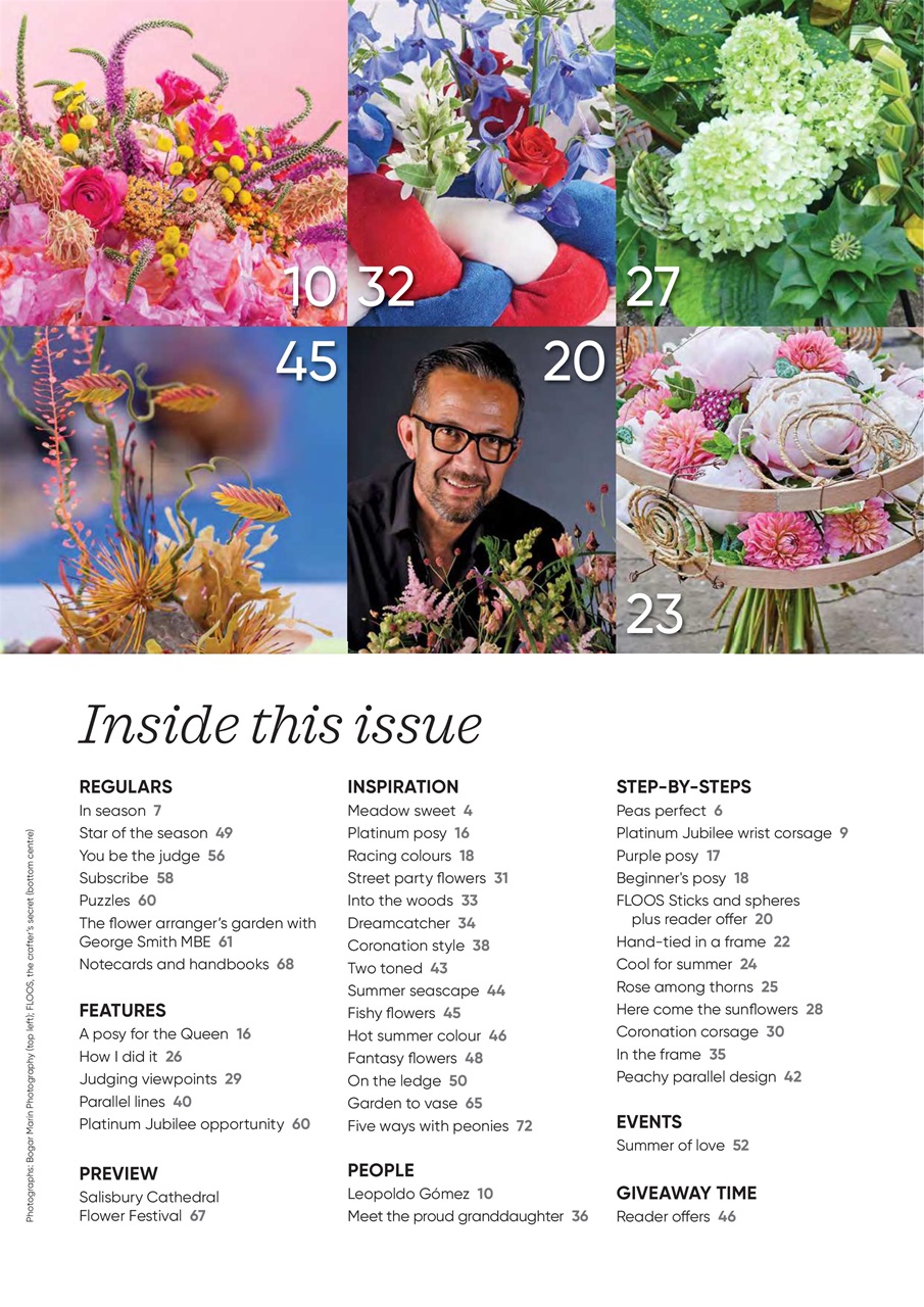 The Flower Arranger Preview Pages