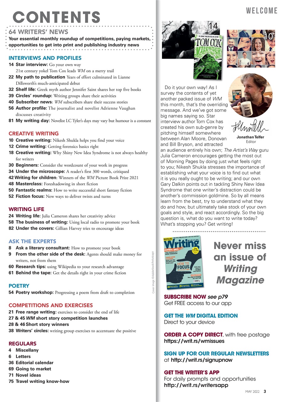 Writing Magazine Preview Pages