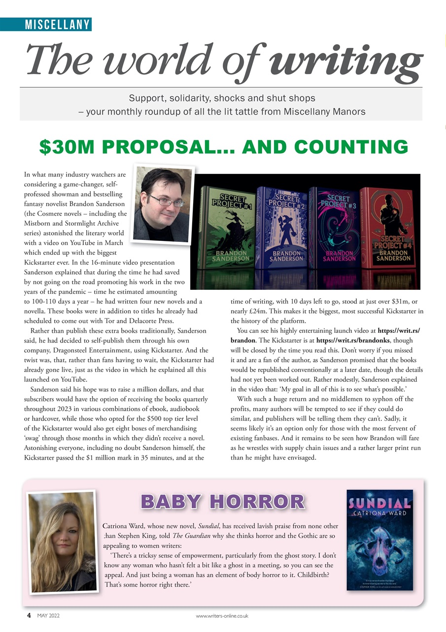 Writing Magazine Preview Pages