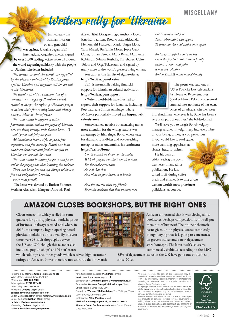 Writing Magazine Preview Pages