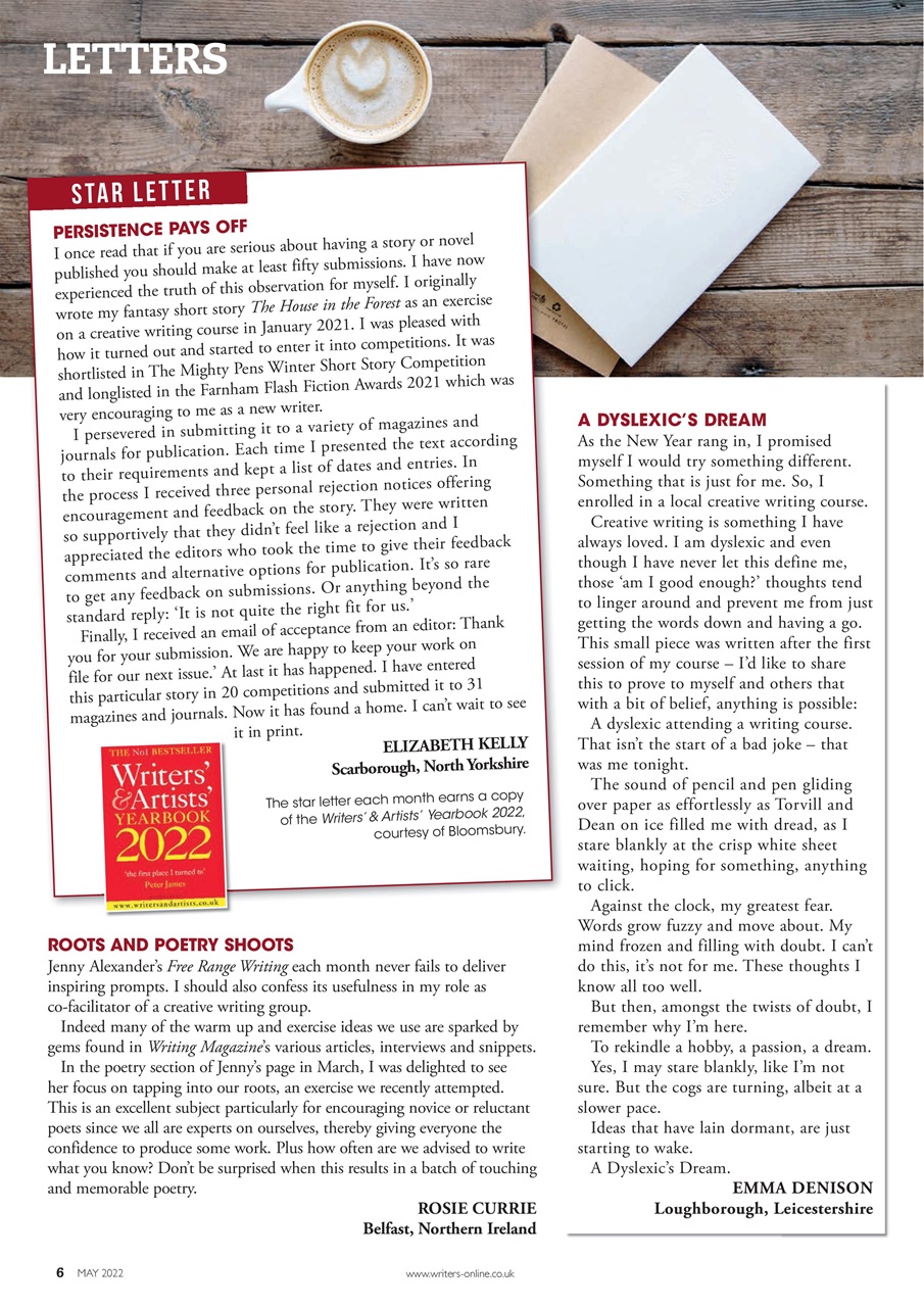 Writing Magazine Preview Pages