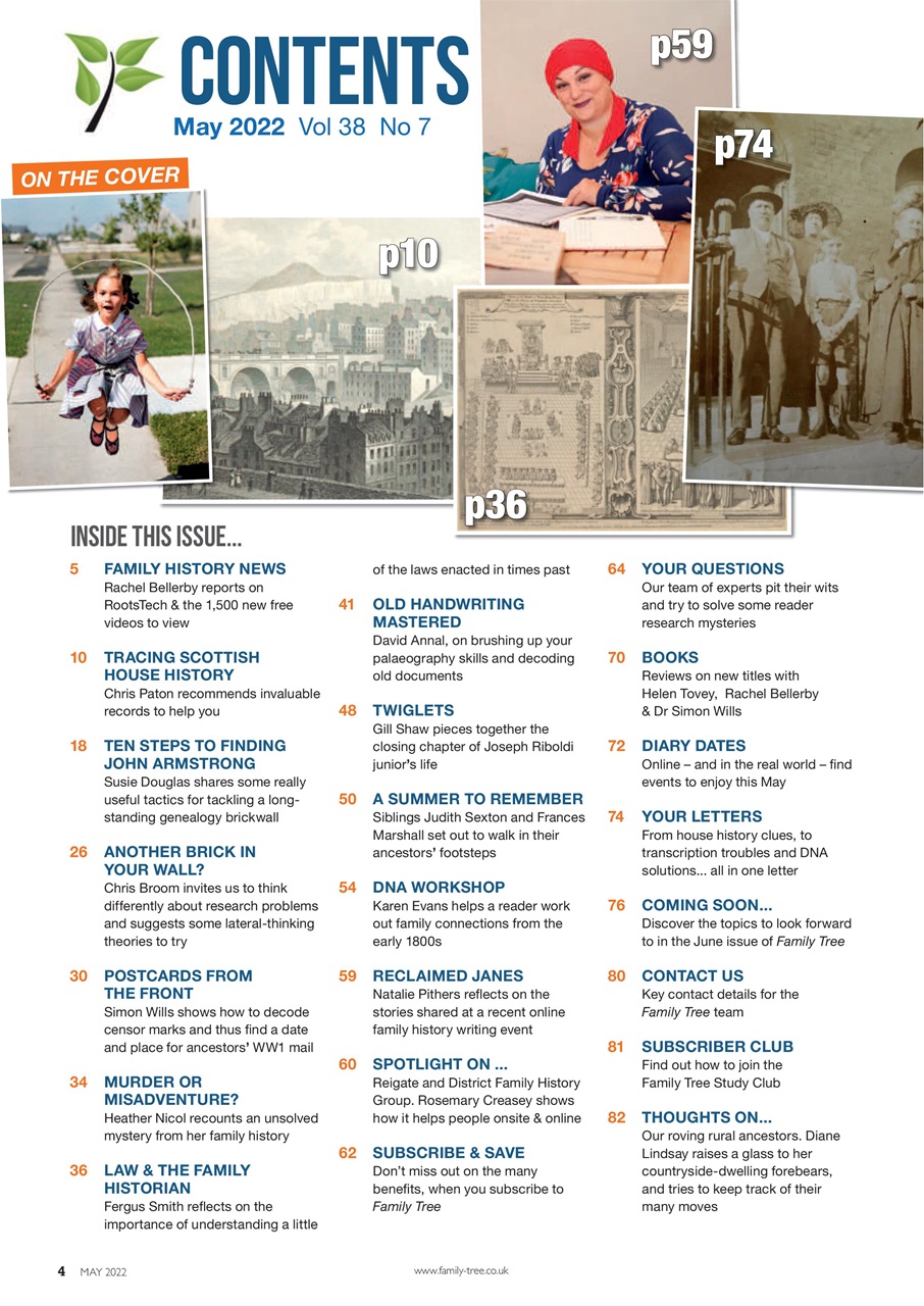 Family Tree Preview Pages