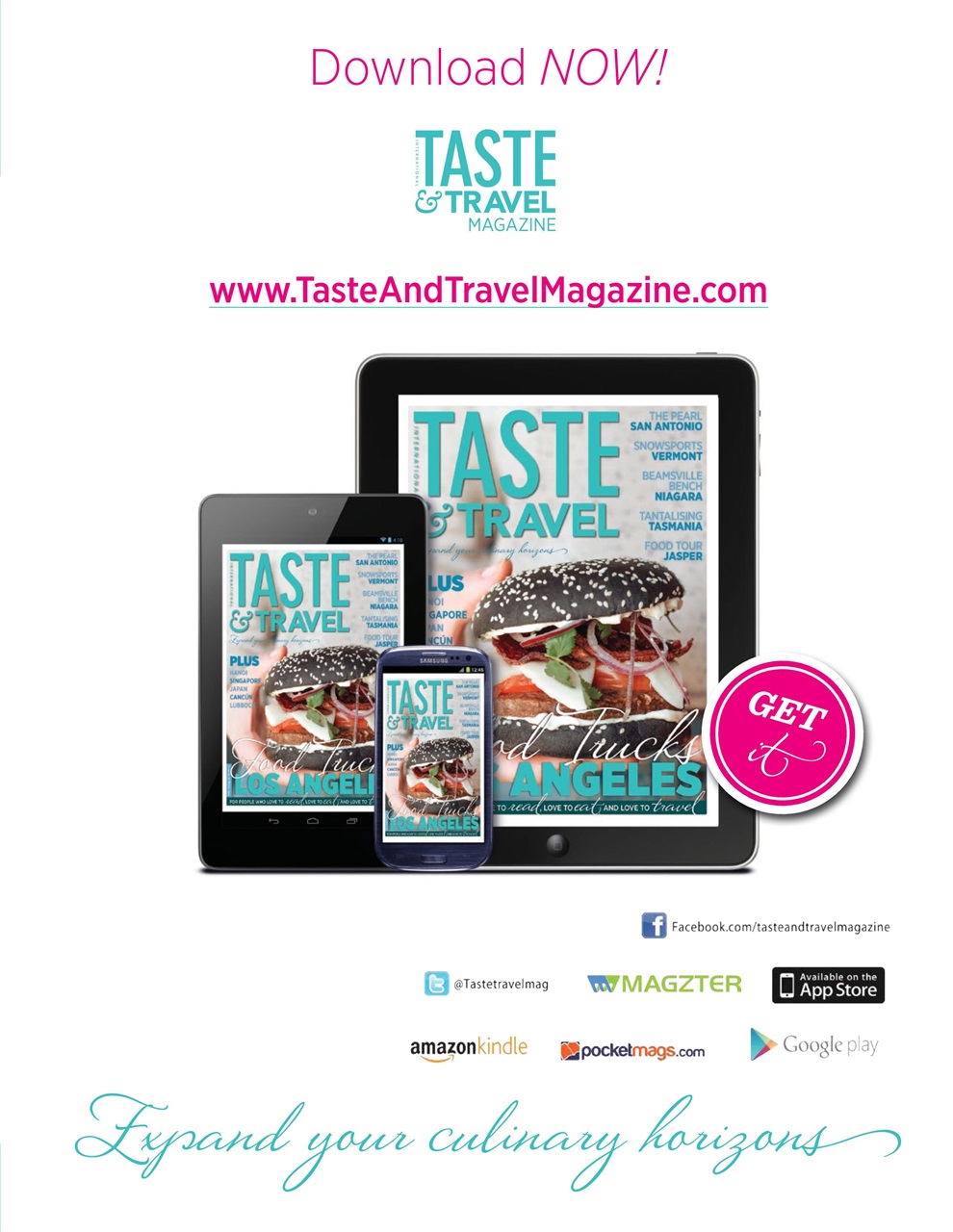 Taste & Travel International Preview Pages