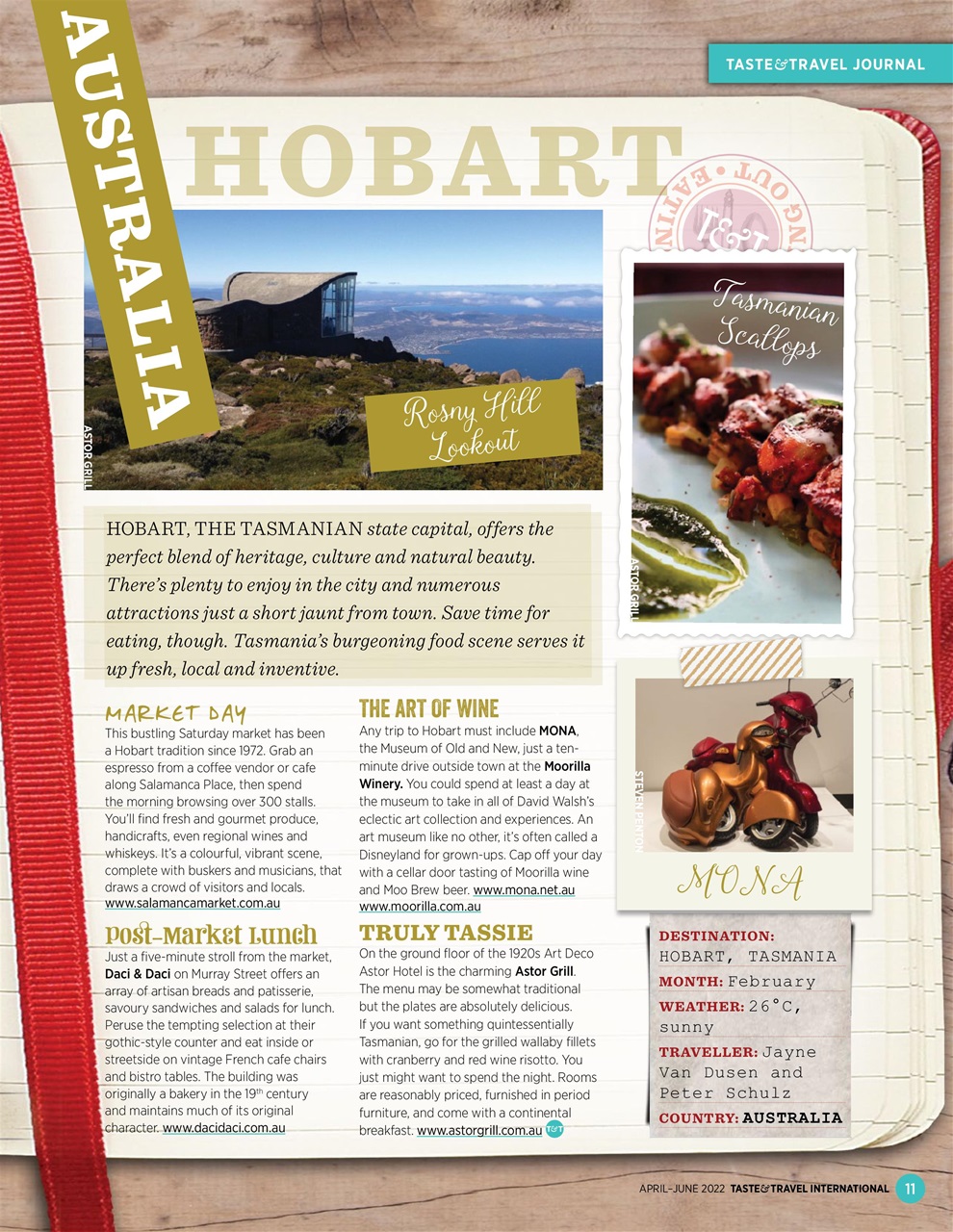 Taste & Travel International Preview Pages