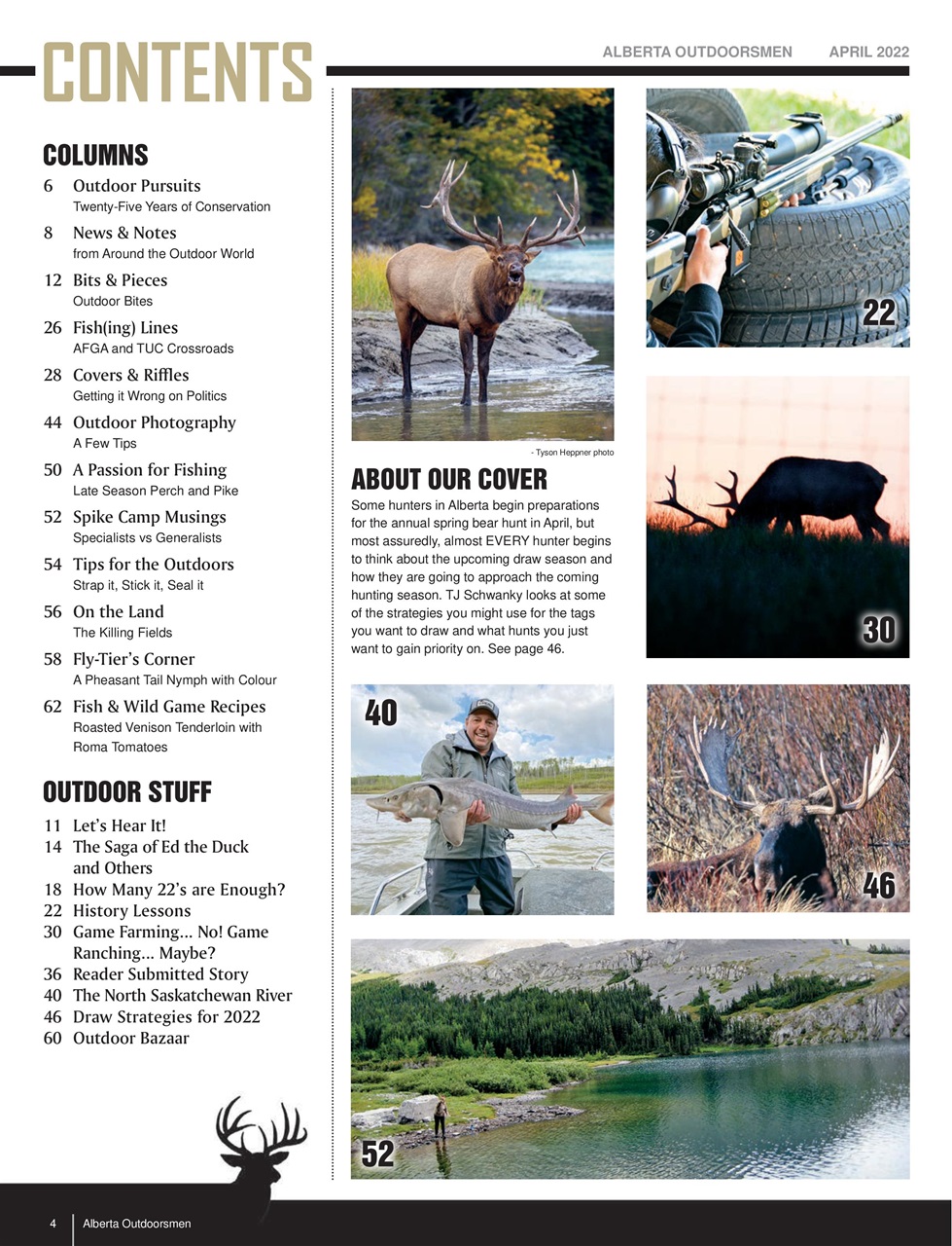 Alberta Outdoors Preview Pages
