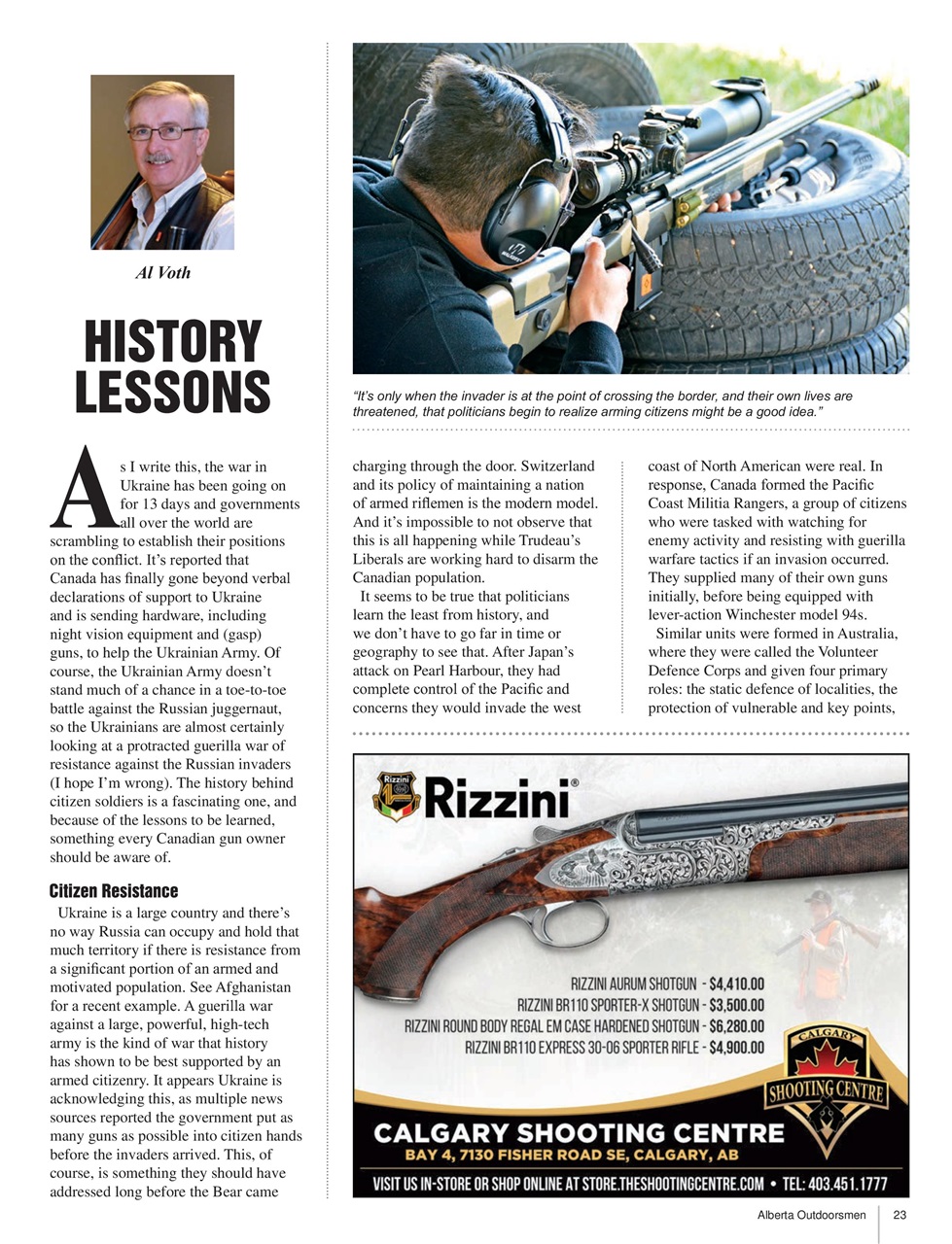 Alberta Outdoors Preview Pages
