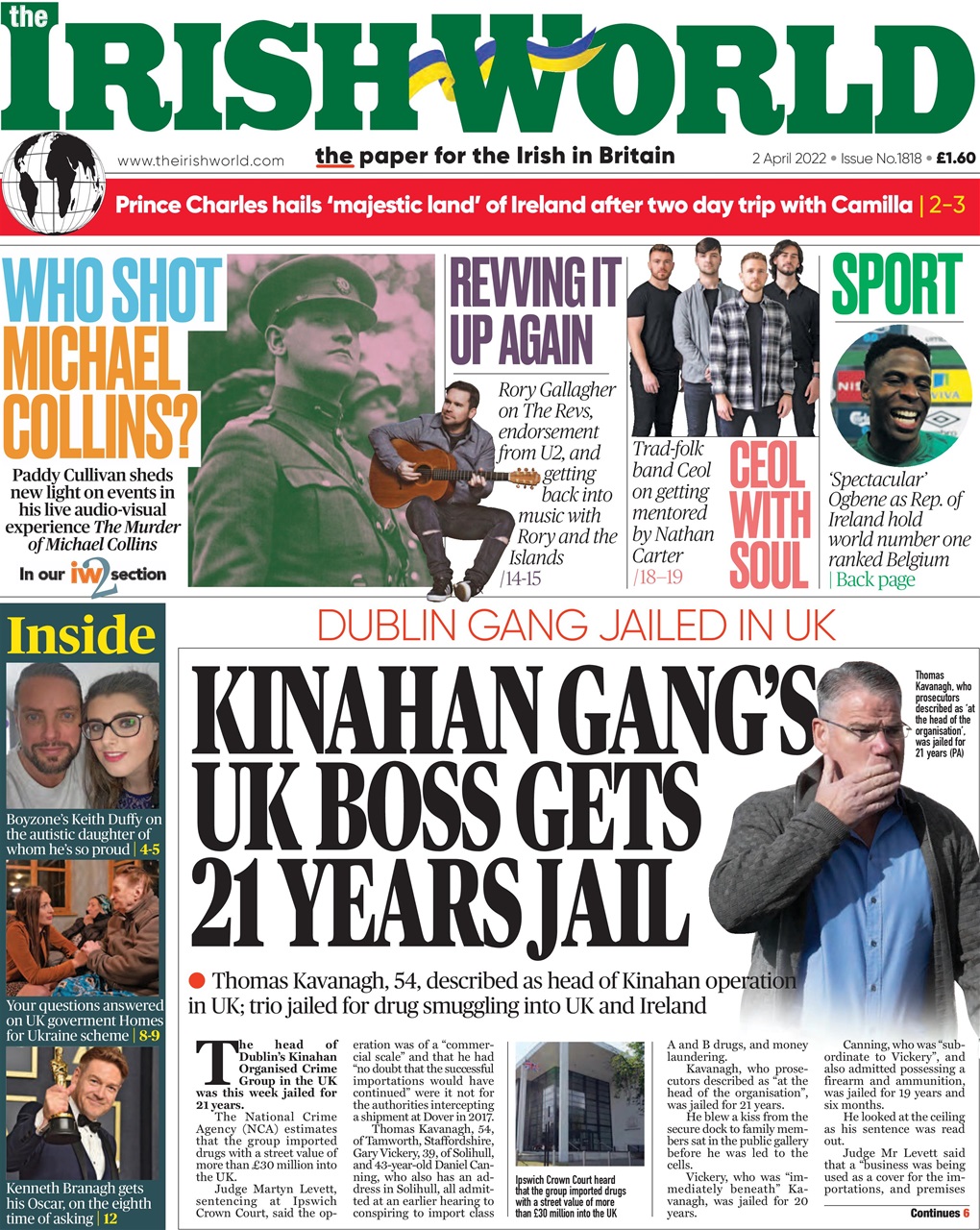 Irish World Preview Pages