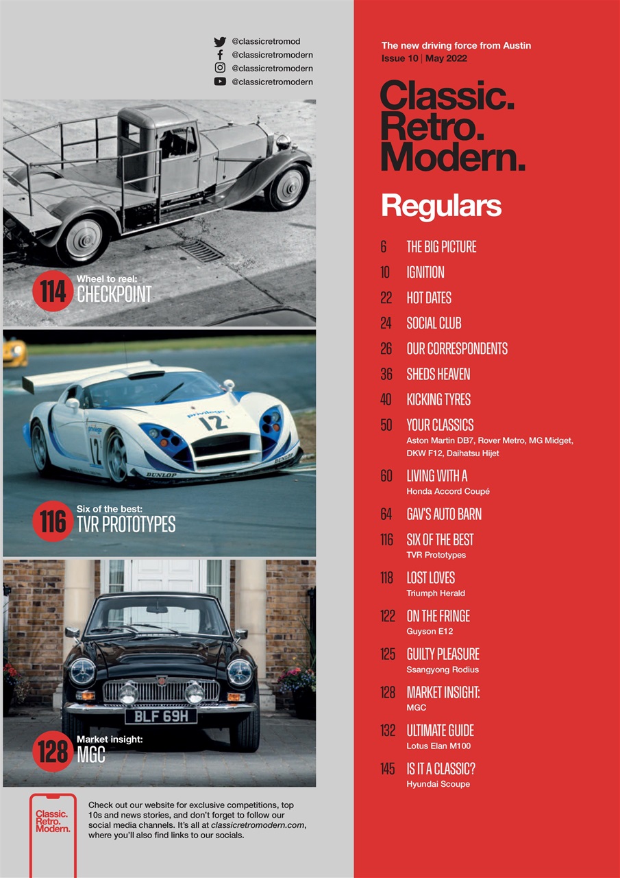 Classic Retro Modern Magazine Preview Pages
