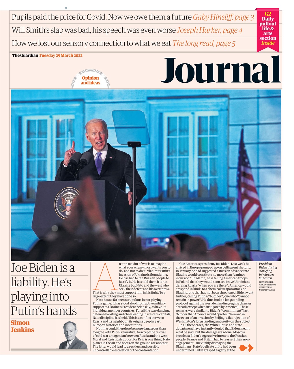 The Guardian Newspaper Preview Pages