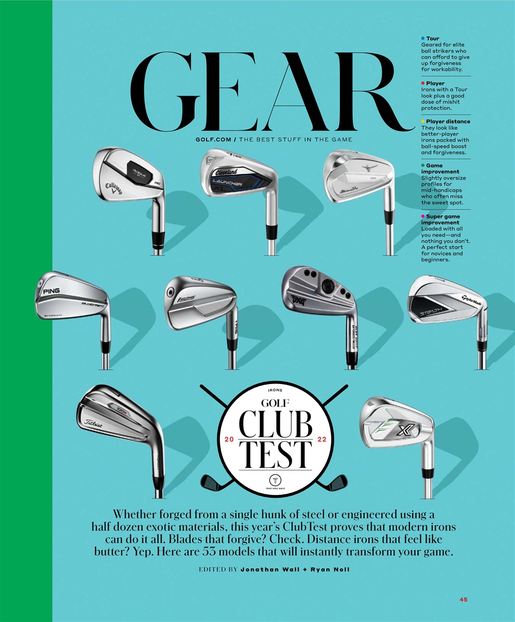 Golf Magazine Preview Pages
